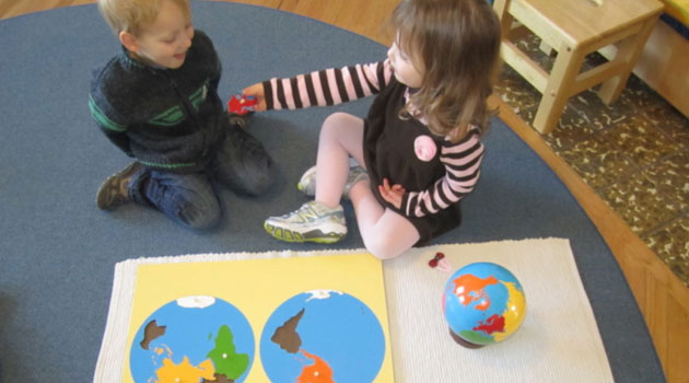 Children sharing